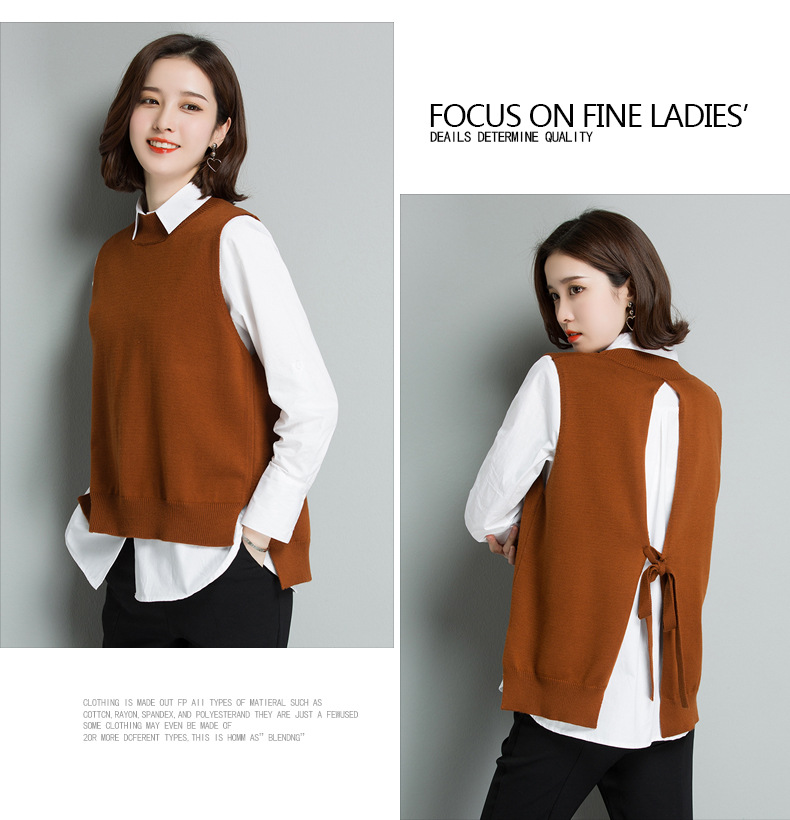 Gilet femme YAQI en Tricot - Ref 3316484 Image 26