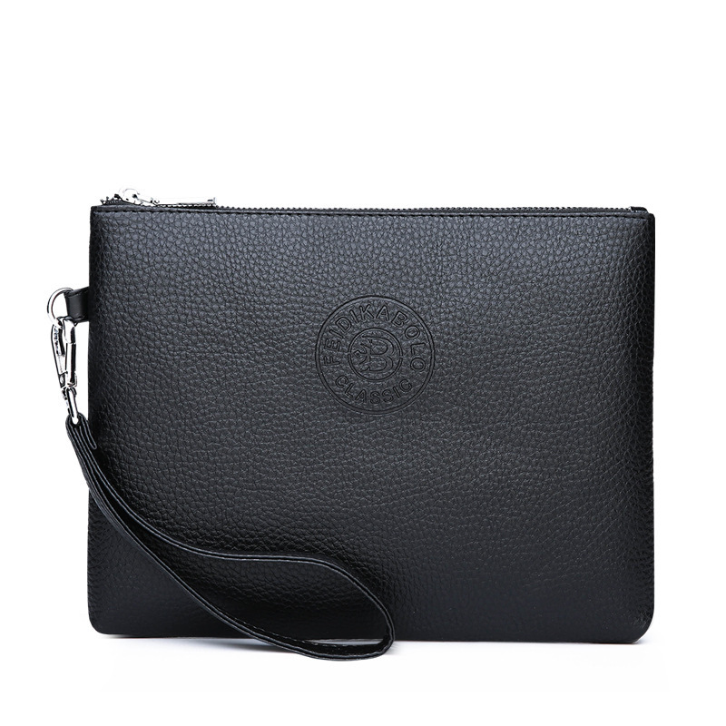 Fideca Paul Men's Clutch 2020 New Business Casual Men's Large Capacity Mobile Wallet Wrist Bag