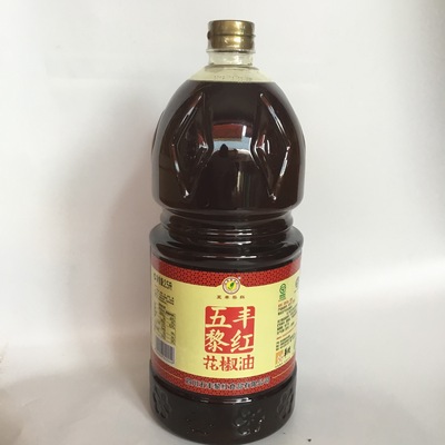 四川特产五丰黎红花椒油2.5L.6桶调味.拌菜油|ms