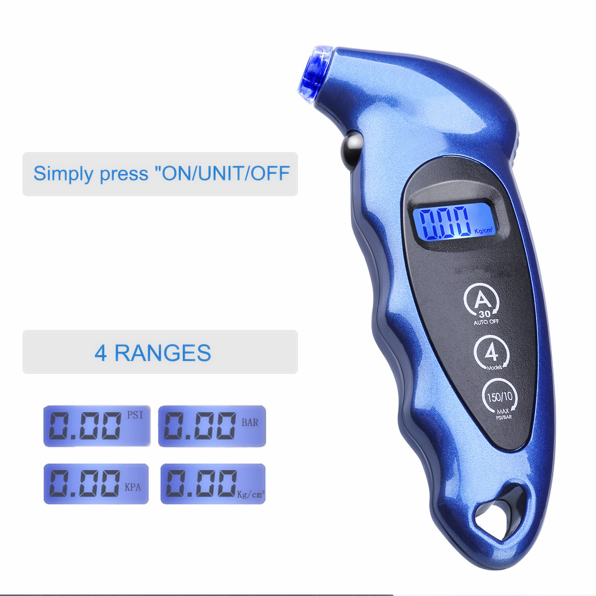 digital display Tire Gauges high-precision digital display Tire Gauges Tire Pressure Table multi-function pressure Tester