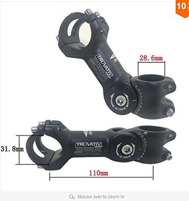 山地自行車可調把立可調角度把立管25.4/31.8把立杆增高器把龍頭