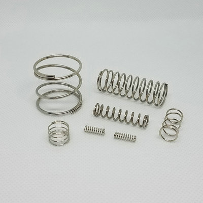 压簧厂家加工 316不锈钢压缩压力弹簧 多用途镀金电池弹簧定做|ru