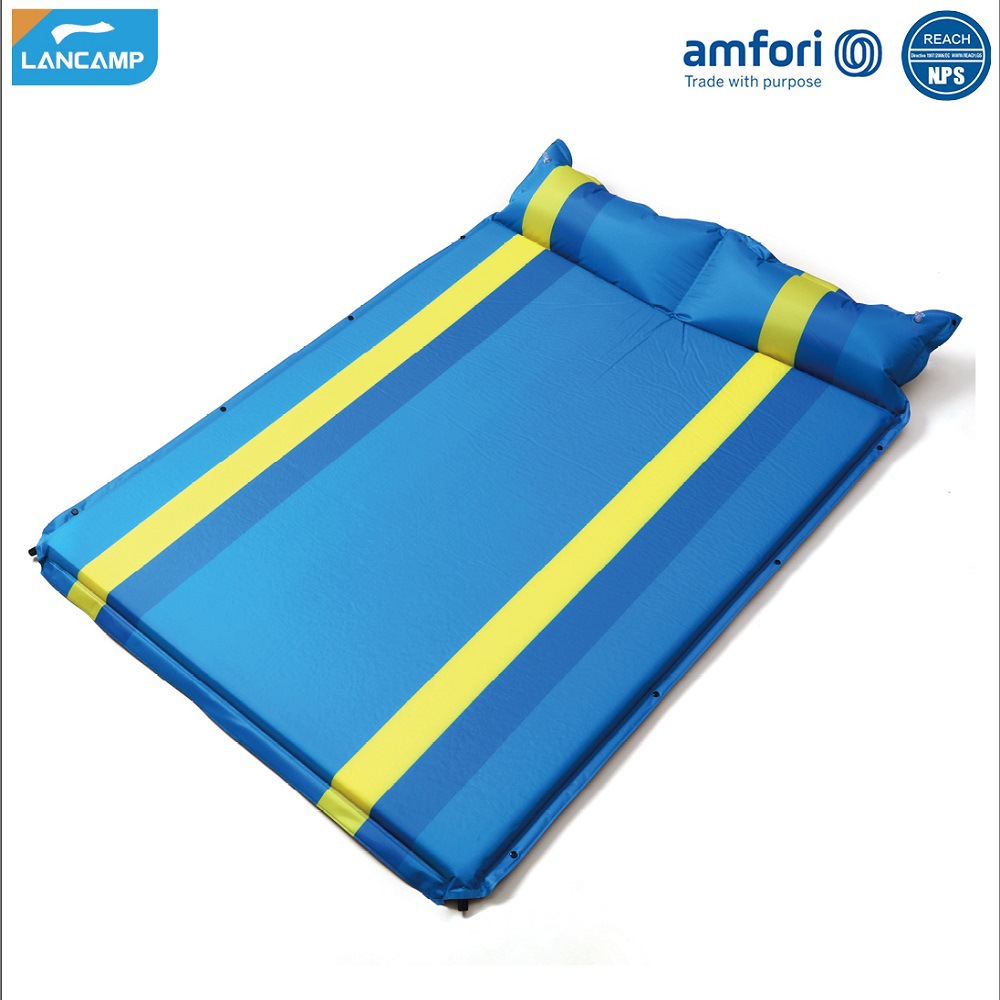 Manufactor supply outdoors indoor Double fully automatic inflation Picnic outdoors Tent Moisture-proof Noon break Sleeping pad