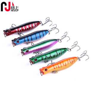 Big Popper Lures Hard Plastic Minnow Baits Fresh Water Bass Swimbait Tackle Gear