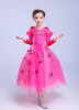 Autumn dress for princess, skirt, small princess costume, children's suit, long sleeve, tulle