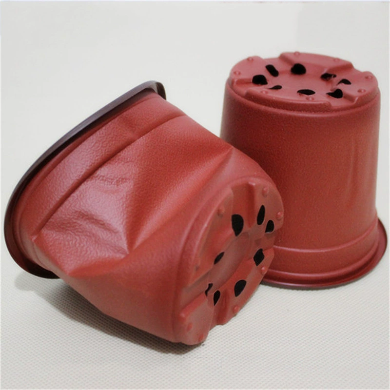 Мягкий пластиковый двухцветный цветочный горшок для суккулентов горшок для выращивания садоводства пластиковый цветочный горшок Детский горшок посадочный горшок Кливия горшок