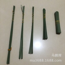 厂家销售玫瑰单支花杆手捧花香皂花杆花枝单支铁丝排签花杆