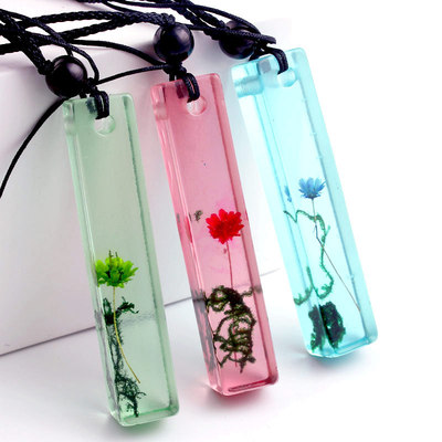 新款吊坠项链毛衣链民族旅游饰品凝固时光树脂手工包包挂件新HX08|ru