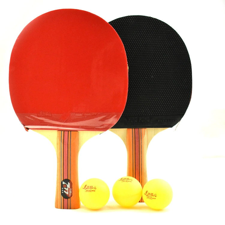 Double-sided racket for table tennis for beginners, set for students for ping pong