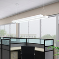 现代简约几何创意办公室线条灯会议室吊线灯铝合金条形灯