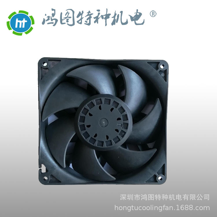 厂家直销140*140*38mm 12V  24V  48V 高转 增压14038散热风扇