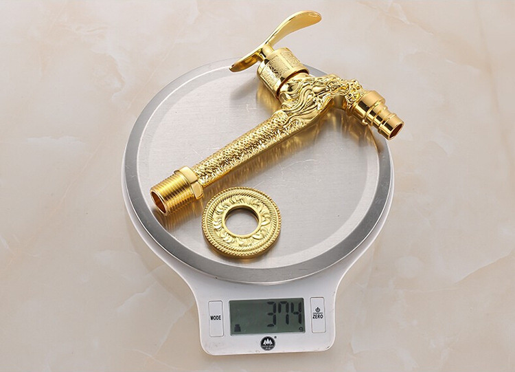 Copper antique European style retro 4 points 6 points single-cooling washing machine faucet mop sink extended faucet faucet nozzle bathroom undefined