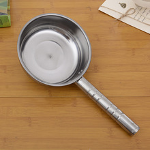 十元店加厚厨房带磁不锈钢舀水瓢水舀子圆柄/方柄水勺长柄水杓