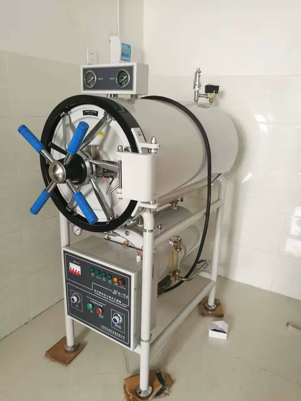 Полностью автоматический стерилизатор из нержавеющей стали, горизонтальный паровой стерилизатор-WS-400YDC, стерилизатор под давлением из нержавеющей стали