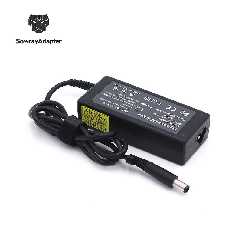 FActory Direct LAptop AdApter 18.5V3.5A Computer ChArger 65w LArge Port Pin SuitAble for HP HP