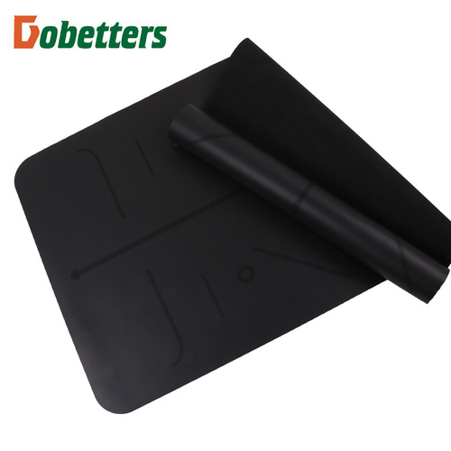 Thickened PU local yoga mat, larger and wider non-slip yoga mat, skipping rope mat, rubber wear-resistant yoga mat