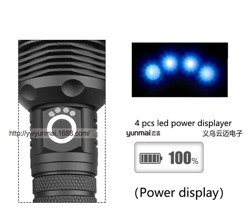 Lampe torche 30W - batterie 1200 mAh - Ref 3400782 Image 15