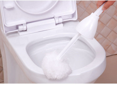 Soft bristle toilet brush, squeeze water, toilet brush, hotel home special cleaning brush, bathtub toilet brush