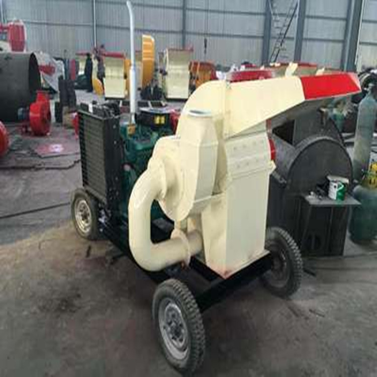 木材粉碎机 移动双口粉碎机 木材边角料圆木粉碎机 锯末机