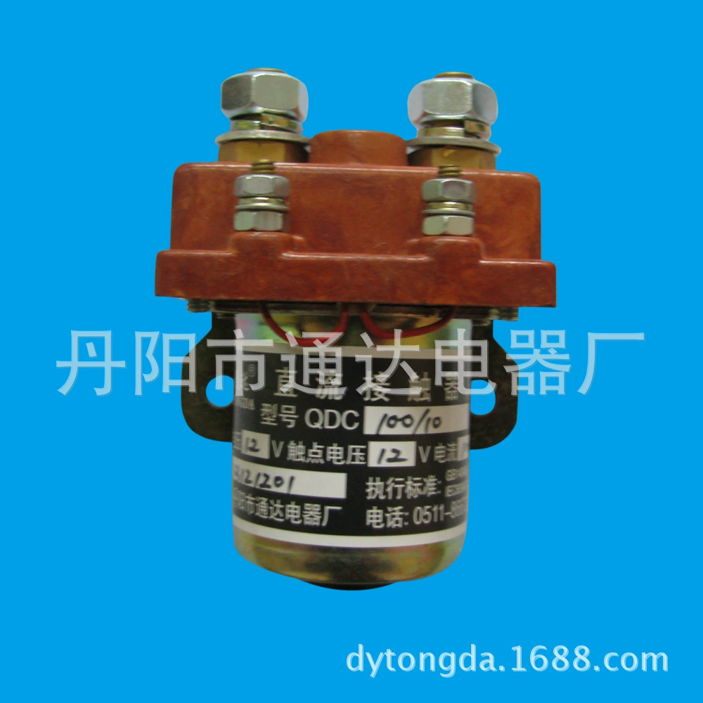 DC магнитный пусковой контактор DC запускатель Putter Power Switch QDC-100/10-12V