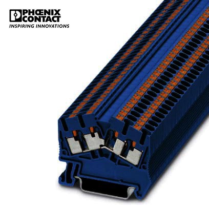 菲尼克斯直通式接线端子PTS 2,5-QUATTRO BU-3212002