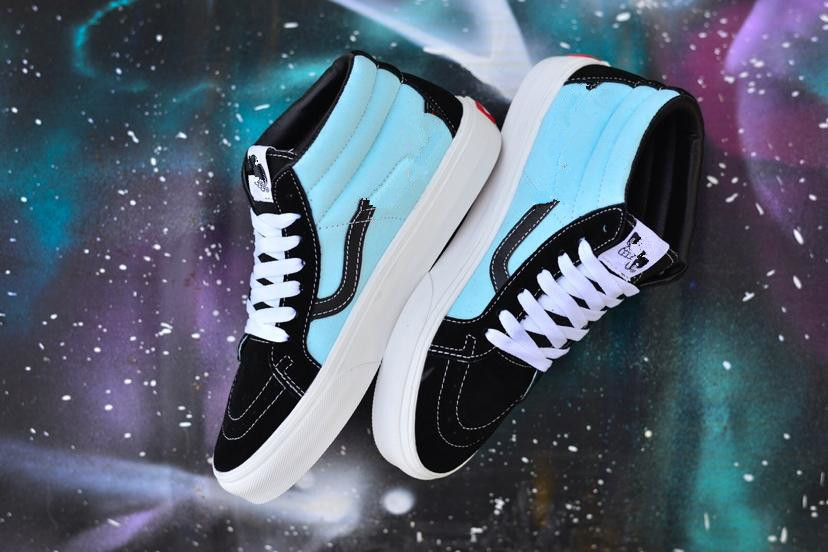 Vance Sk8-Mid Mint Green Jobon men and women canvas shoe skate shoes Vance Casual shoes