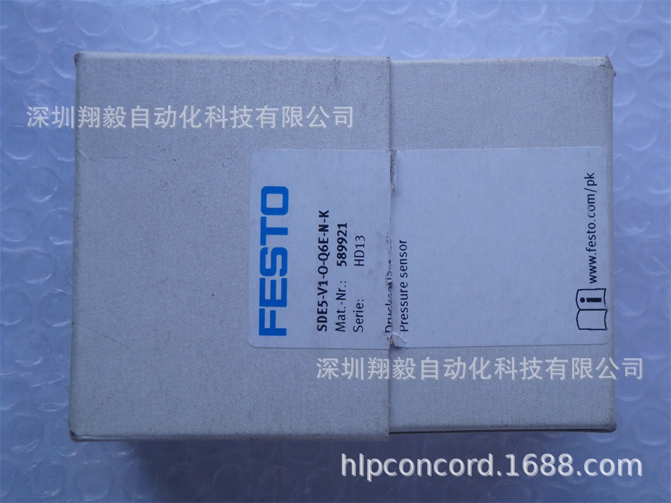 供应全新原装 FESTO 费斯托 SDE5-V1-0-Q6E-N-K 589921 压力开关