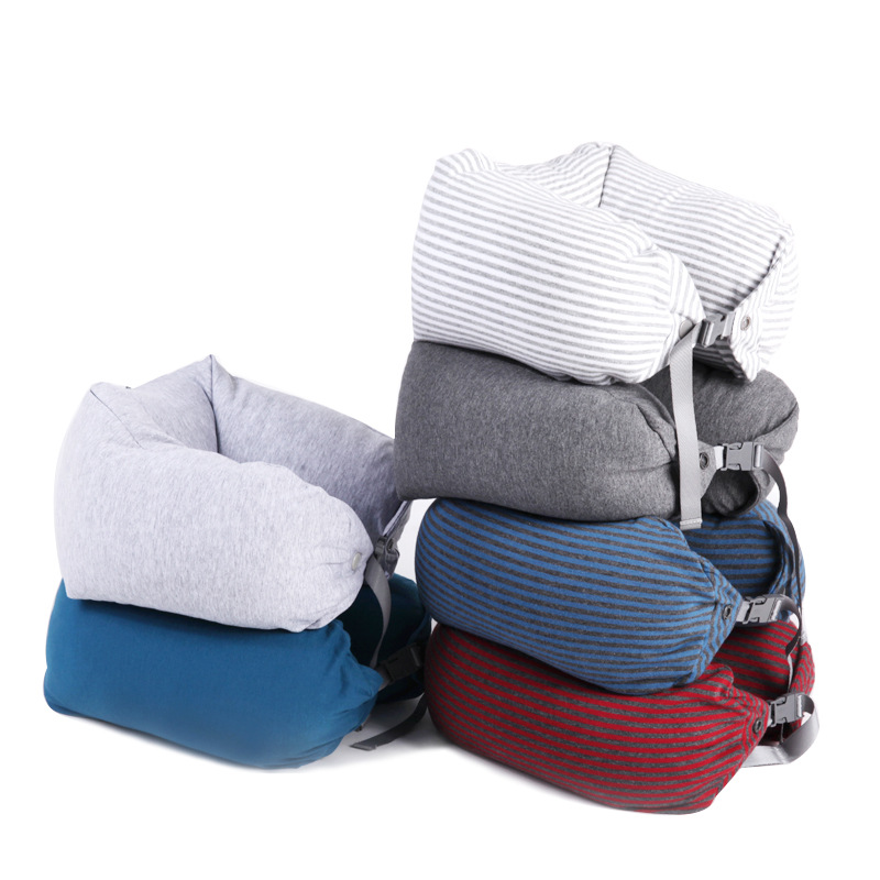 U-shaped pillow Cotton Twill particle travel Pillow U-shaped cervical pillow Japanese multi-function Health Pillow wholesale