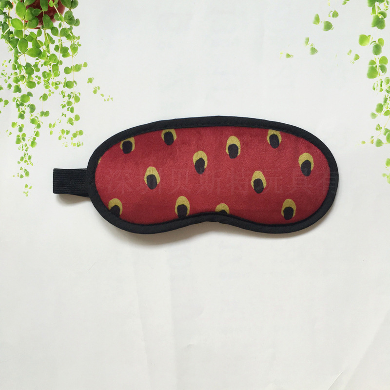 Arabic ethnic cartoon black sleep mask