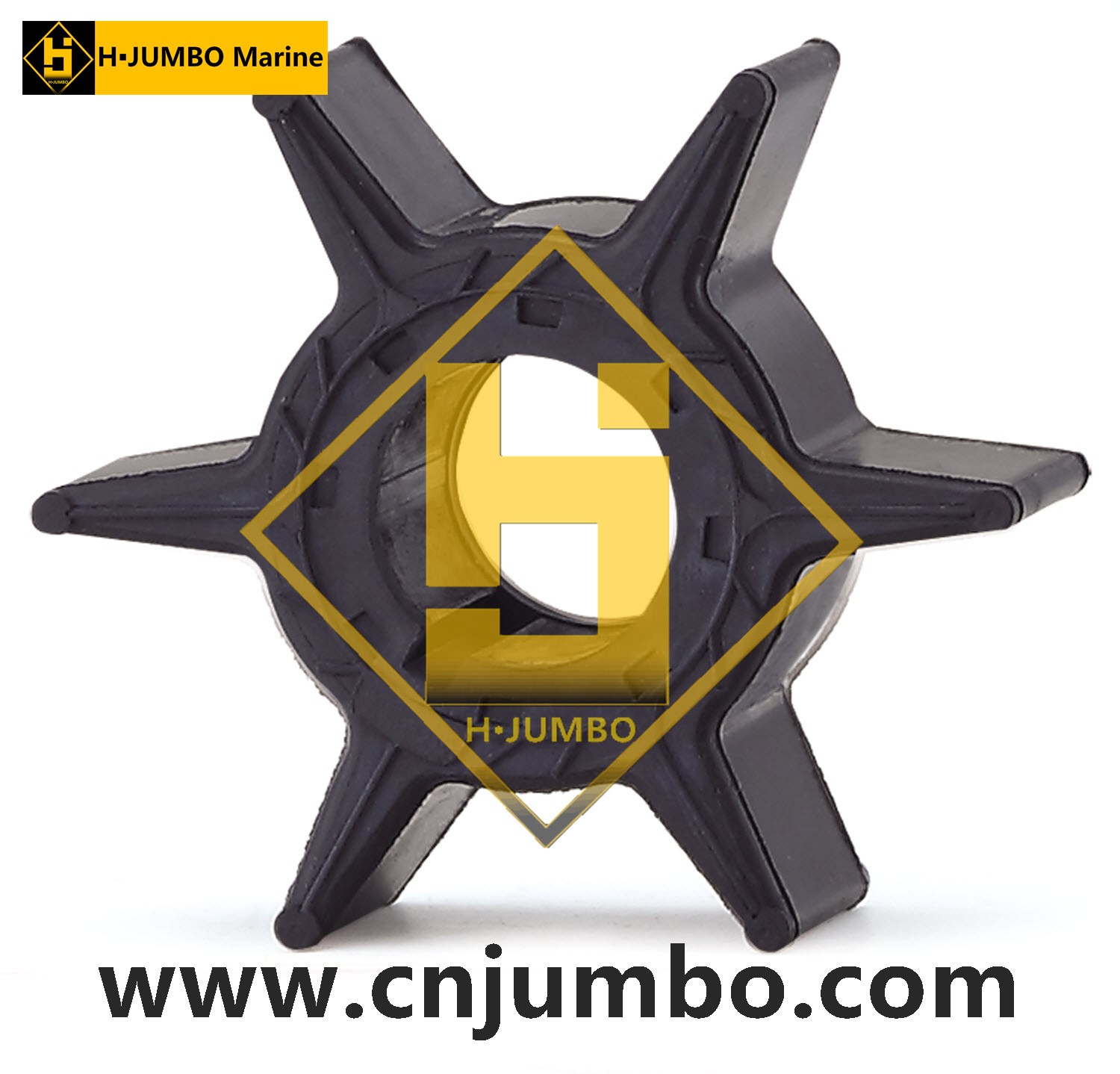 YAMAHA水泵橡胶叶轮HJB-J-183Sreplace6H4-44352-00/25-50hp