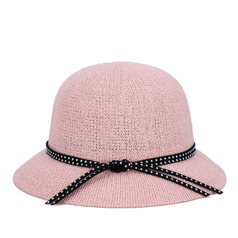 Sombrero sombrero de sol de verano de las mujeres viajes de vacaciones hilo de hierba sombrero de sol al aire libre sombrero de copa del todo-fósforo Amazon Venta caliente