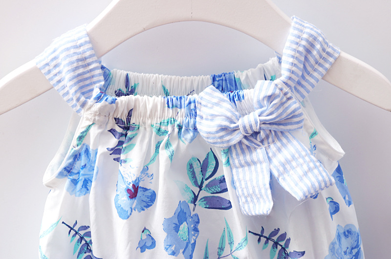 Floral Dress and Pants Set