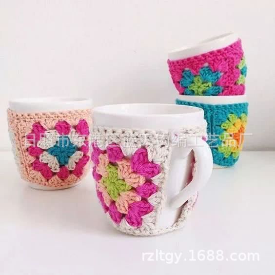 钩花、手钩花、手工钩花、毛线花、毛线勾花、针钩花纯手工