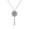 Accessory, pendant with tassels, necklace, suitable for import, European style