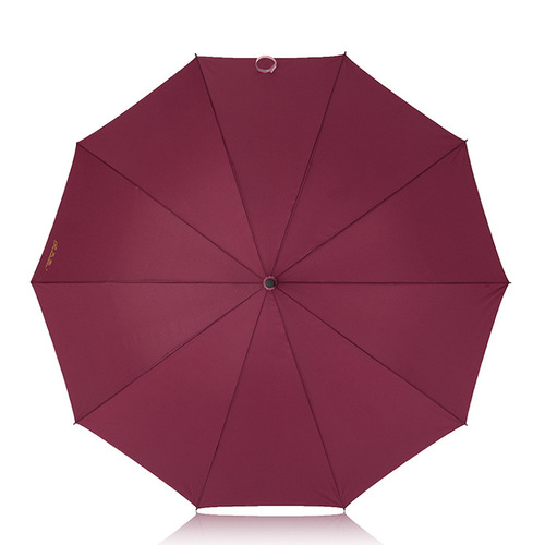 Paradise Umbrella 193E Big Double Self-Opening Business Long Umbrella Advertising Umbrella Printed Logo Straight Pole Umbrella