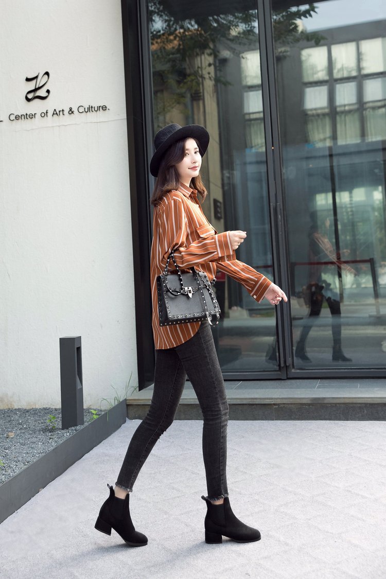 Bottes femme USINE DE CHAUSSURES XINYU en Daim - Ref 3355512 Image 27