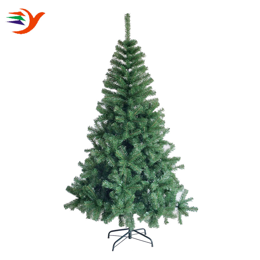  Árbol de Navidad artificial verde PVC – de 30 cm a 300 cm, decoración navideña para hogar, hotel y escaparates
