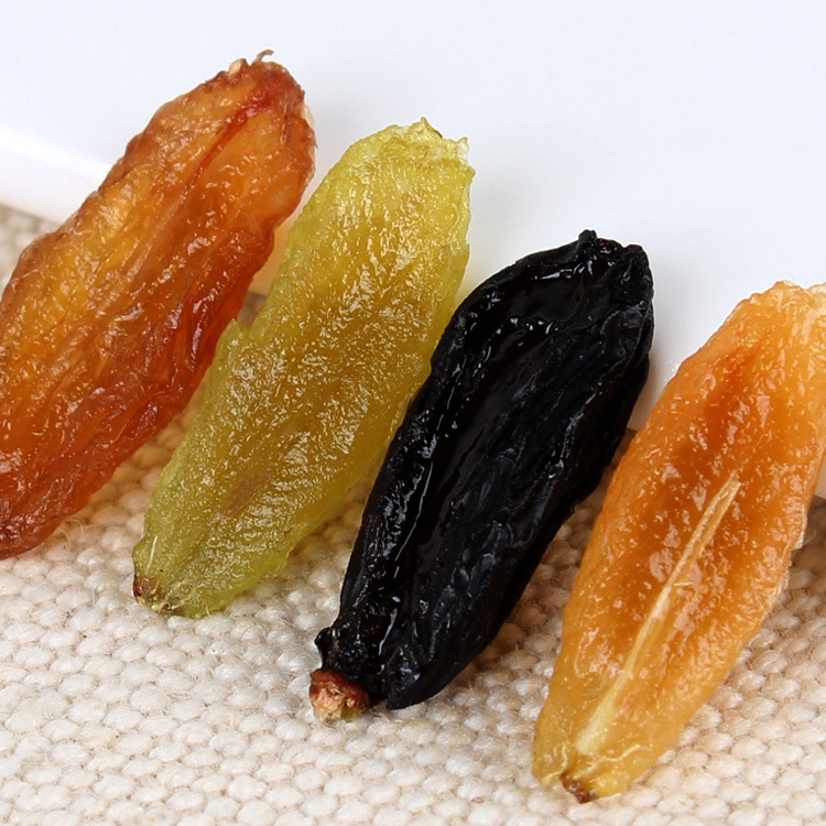 吐魯番四色葡萄幹500g玫瑰紅黃葡萄黑加侖綠提子混合口味袋裝