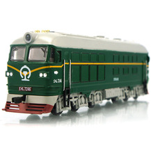 【盒裝】1:87東風內燃機車古典火車頭合金聲光火車模型玩具車839B