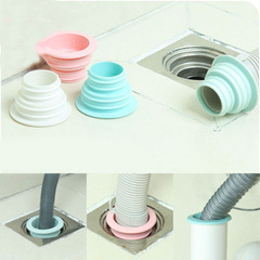 Drain pipe sewer odor-proof cover sewer pipe odor-proof gasket face basin kitchen soft seal plug