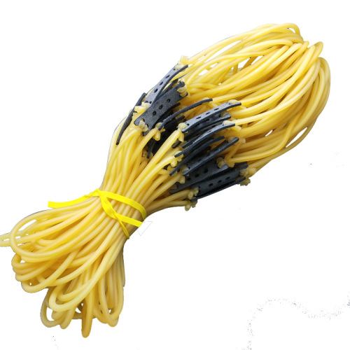 Slingshot wholesale plain color 1745 rubber band latex tube round rubber band set traditional slingshot rubber band stainless steel slingshot skin