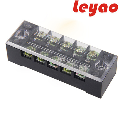 Leyao Electric TB Terminals TB1505 Iron wiring row Fixed terminal Rail Terminals