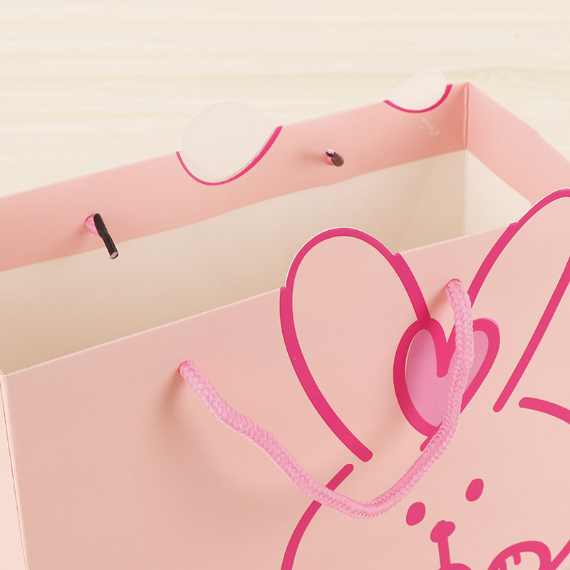Korean Cute Rabbit Paper Bag Children's Birthday Gift Tote Bag display picture 3