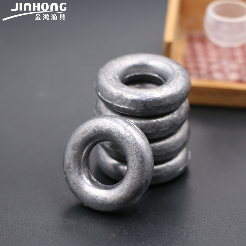 Directo de fábrica O-tipo de plomo anillo colgante de plomo de prueba de agua colgante de plomo accesorios de artes de pesca directa de fábrica