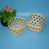 Food Packaging circular Bamboo basket wholesale Egg Packaging box Manufactor Direct selling 9 egg Bamboo basket