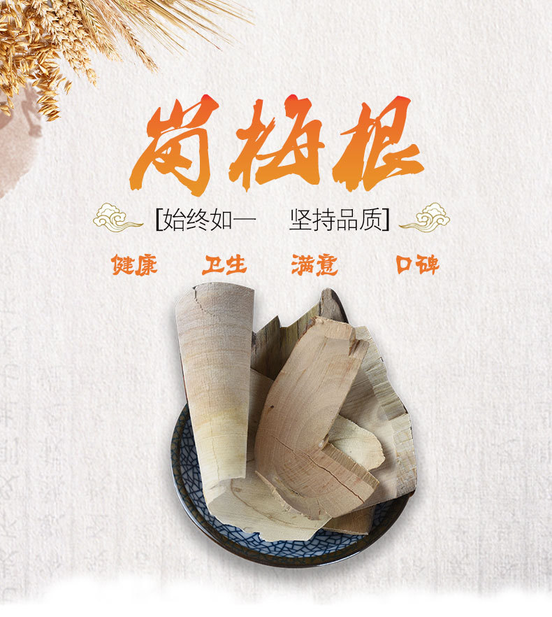 Gang Mei Gen (Ilex asprella) — Dried Wild Root, 500g Authentic Lingnan Herb overview