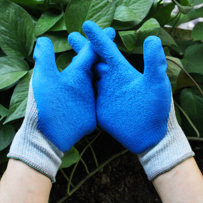 通用防滑耐磨居家劳务手套乳胶园艺手套防油工作劳保防护手套