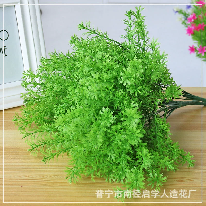 Моделирование большой ваниль поддельные зеленые растения пластиковые водные растения фон завод стены Соответствующий материал Свадебный центр забор озеленение