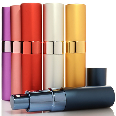 goods in stock wholesale Aluminum Perfume bottle 15ml Separate bottling Empty bottles Glass Internal bile Removable Nozzle customized logo