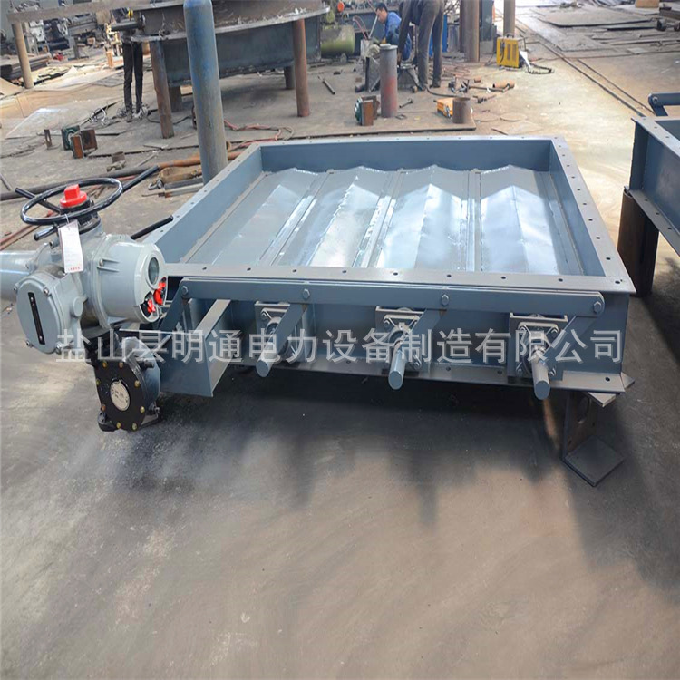 烟道智能一体化电动方风门 手动方风门 多轴风门厂家直销